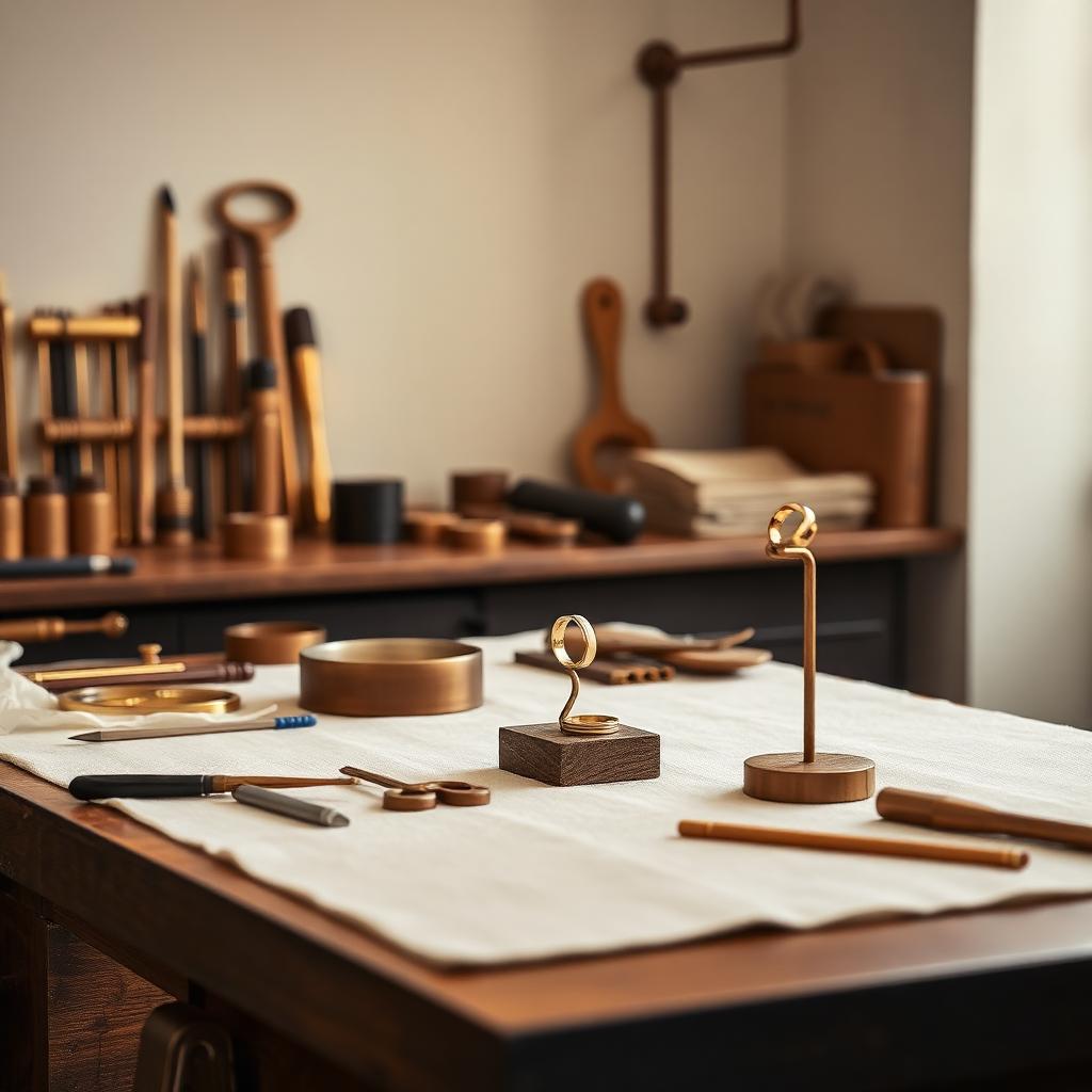 Jewelry atelier workbench